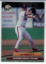 1992 Fleer Ultra #321 - Jim Abbott - Angels - £0.78 GBP