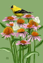 1010369 Bird Bouquet Fall Flag 28X40 Inch Double Sided for Outdoor Bird House Ya - £17.25 GBP