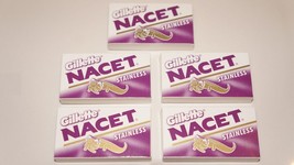 25 Gillette Nacet Stainless Double Edge Razor Blades Made In Russia - £5.91 GBP