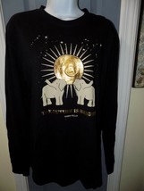 IVORY ELLA THE FUTURE IS BRIGHT BLACK LS TEE SIZE S WOMEN&#39;S NEW - £22.99 GBP