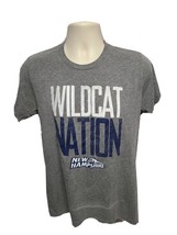 The University of New Hampshire Wildcat Nation Adult Medium Gray TShirt - £11.83 GBP