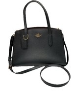 Coach Carryall Handbag Black Leather Excellent, H1981-299529 - $288.04 CAD