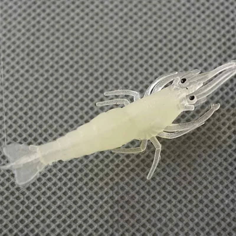 10pcs Shrimp Fishing Lure Soft Prawn Shrimp 3D Fishing Lure Bionic Artificial Sh - $34.17