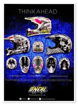Print Ad O&#39;Neal Motocross Gear Helmets Think Ahead 2013 Magazine Adverti... - $9.70