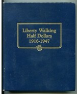 USED WHITMAN WALKING HALF DOLLARS ALBUM 1916-1947 DELUXE FOLDER 9125 NIC... - £22.78 GBP