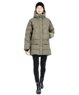 Indyeva/Indygena Elina Size Small Women&#39;s WP Hooded Winter Jacket Cedar ... - $314.72 CAD