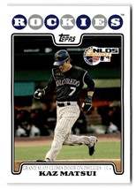 2008 Topps #25 Kaz Matsui - £1.35 GBP