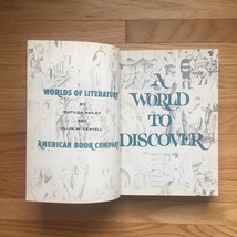 1963 A World to Discover textbook. By Matilda Bailey and Ullin Leavell image 5
