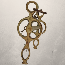 Vintage Horse Bit Short Shank Liverpool Brass Bit Trademark (W) & Royal 5... image 3