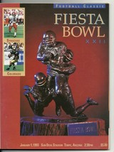 1993 Fiesta Bowl Game Program Syracuse Orangemen Colorado Buffaloes - £64.22 GBP