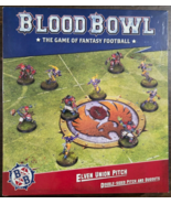 Blood Bowl: Elven Union Pitch Double-Sided Pitch and Dugouts (Sealed) - $66.95 CAD