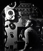 Sailor Working In The Uss Batfish&#39;S Electric Engine Control Room,, 11 X 17. - £33.80 GBP