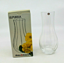 Iittala Finland Ulpukka Scandinavian Art Glass Vase Clear Timo Sarpaneva... - £39.82 GBP