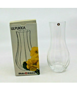 Iittala Finland Ulpukka Scandinavian Art Glass Vase Clear Timo Sarpaneva... - £40.39 GBP