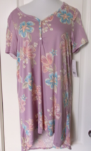 One New Directions Nightgowns Short Sleeve Floral Print Size X-Large - $15.20 CAD