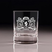 Cauley Irish Coat of Arms Old Fashioned Tumblers - Set of 4 - £53.51 GBP