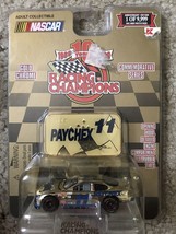 Racing Champions NASCAR Brett Bodine 11 Paychex Commemorative Series Gold Chrome - £7.86 GBP