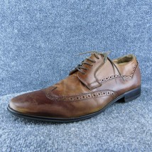 Aldo  Men Derby Oxfords Shoes Brown Leather Lace Up Size 12 Medium - £27.26 GBP