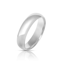 ADIRFINE 925 Sterling Silver 8MM Comfort Fit Wedding Band Ring - £127.42 GBP