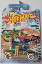 Hot Wheels Holidays 2024: #4/5, Diesel Duty Christmas Green And Gold - $9.49