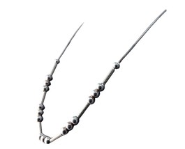 18&quot; Milor Designer Sterling Silver Beaded Necklace - $79.20