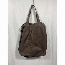 J Jill Brown Leather Hobo Handbag Tote ~ Removable Shoulder/Crossbody Strap - £15.96 GBP