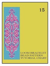 Bead Loom Vintage Motif 15 Multi-Color Bracelet Patterns PDF BP_122 - $4.00
