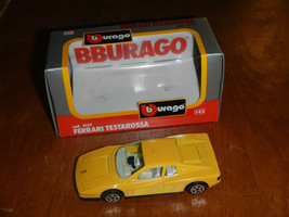 Toy Car Model Burago Ferrari Testarossa 1/43 Scale 4157 - £6.30 GBP
