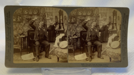 Antiq 1903 Stereoview Card &quot;For you I left my Happy Home!&quot; Underwood Publishers - £23.86 GBP