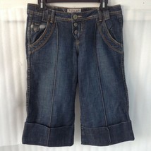 US Polo Assn. Authentic Women&#39;s Jeans Blue Short Capri Pants size 9/10 W... - £25.69 GBP