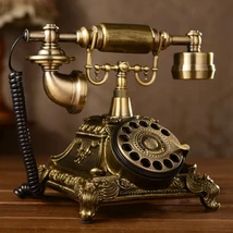 European Retro Telephone Sets| Rotating Turntable Telephone| By ARTIKA&#39;S - $98.48