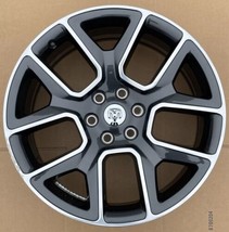 2019 -2020 Dodge Ram 1500 22&quot; OEM Wheel Rim Charcoal / Polished Gray Curb Rash - £194.17 GBP