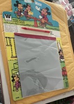 Vintage Disney Magic Slate Paper Saver Mickey  Mouse Whitman Morty Ferdie - £76.62 GBP