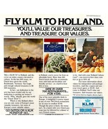 Royal Dutch Airlines KLM 1979 Advertisement Aviation Netherlands Holland... - €21,55 EUR
