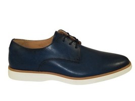 Men's Shoes By Santino Luciano Dress Comfort Light Weight H2461 Navy Blue image 6