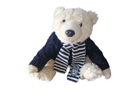 Gund Land&#39;s End Plush Teddy Polar Bear Beary Warm 10&quot;  - $8.55