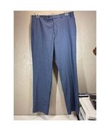 Lauren Ralph Lauren Blue Flat Front Dress Pants Preppy Business Mens Siz... - $41.97 CAD