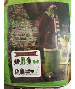 The Grinch 7 Piece Costume For Men Size LARGE USA Shipping - Outfit + Mask - $192.53 CAD