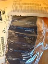 NEW OEM LOT of 5 Motorola Radio Minitor II 2 Name Plate Sticker # 330534... - €24,62 EUR