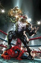 Venom #28 Kael Ngu Spiderman Wrestling Virgin Variant 2020 Marvel Comics - £59.13 GBP