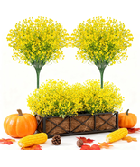 Thanksgiving Fake Flowers for Decoration - 3PCS Artificial Flowers for O... - $163.48 MXN