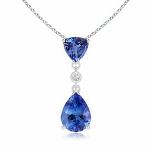 Authenticity Guarantee

ANGARA 8x6mm Trillion and Pear Tanzanite Pendant with... - £873.67 GBP