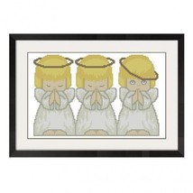 All Stitches   Three Angels Cross Stitch Pattern .Pdf  270 - £2.16 GBP