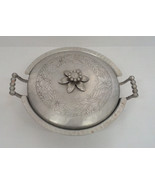 Vintage everlast forged aluminum handle bowl with floral design lid cover - $19.75