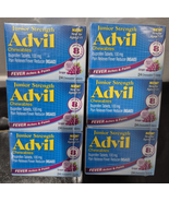 6 Pack Advil Ibuprofen Junior Strength Chewables 24 Tablets Each Box BRA... - $24.66 CAD