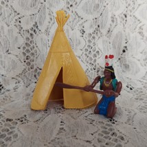Wild West Indian With Paddle Plus Teepee Likely Britains Ltd Free Us Shipping - £8.13 GBP
