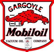 Mobiloil Gargoyle Laser Cut Metal Sign - €60,36 EUR