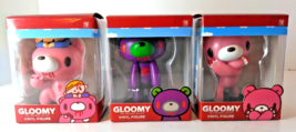 (3) Bloody Gloomy Bear Mini  &quot;Crossed Arms,&quot; &quot;Purple/Green,&quot;  &quot;Pink/White&quot; - £29.92 GBP