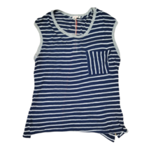 Sundry Donne Tank Top A Strisce Marina Taglia Us 1 - £26.29 GBP