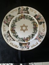 Rare 19TH Faience Italian Capodimonte Judaica Pesach Passover Seder Plate - £1,701.42 GBP